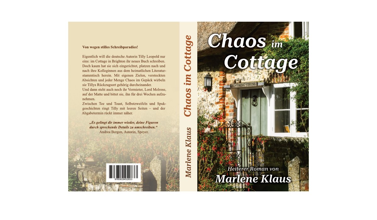 Softcover Druckvorlage: Chaos im Cottage von Marlene Klaus
